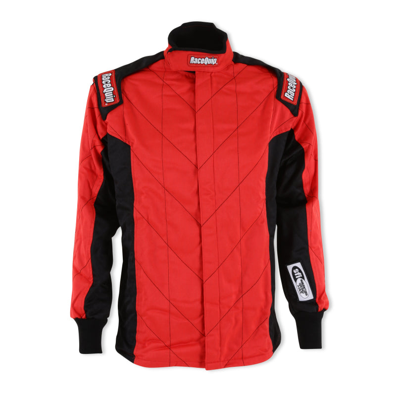 RaceQuip Red Chevron-5 Jacket SFI-5 - Large