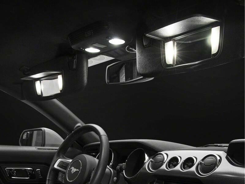 Raxiom15-23 Ford Mustang Axial Series Stage 2 Interior LED Lighting Kit- Cool White-thumbmail-3
