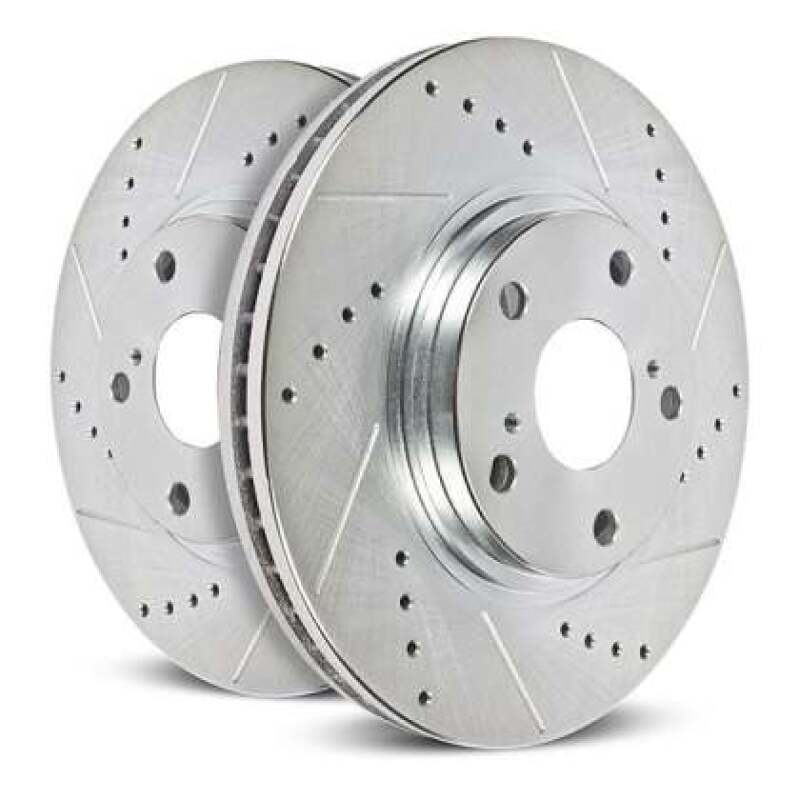 Power Stop 24-25 Ford Mustang Right Front Drilled & Slotted Rotor-thumbmail-1