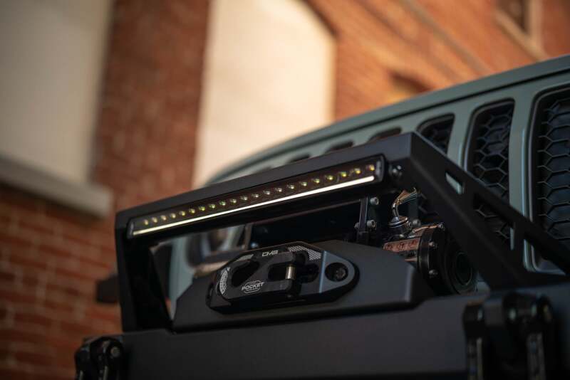 DV8 Offroad 20in Halo Elite Single Row Light Bar with Accent Light - White/Amber-thumbmail-9