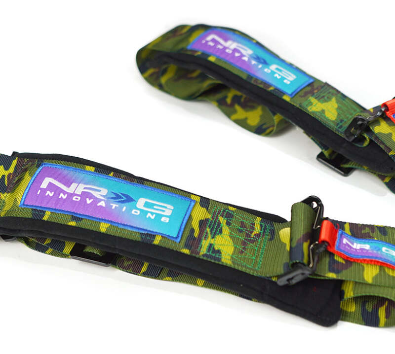 NRG 5PT 3in. Seat Belt Harness / Cam Lock - Blue-thumbmail-4