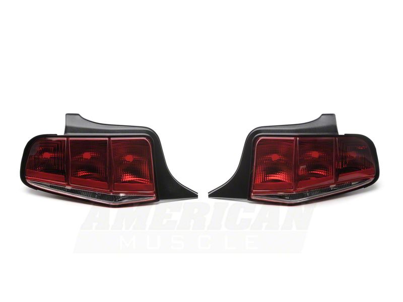 Raxiom 10-12 Ford Mustang Aero Tail Lights- Blk Housing (Smoked Lens)-thumbmail-4