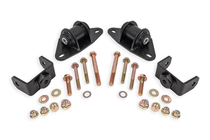 BMR 14-19 Chevrolet Corvette Motor Mount Kit - Black Hammertone-thumbmail-1