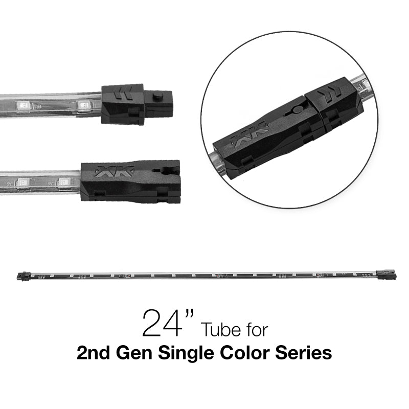 XK Glow Single Color 24in Tube Single Color PINK - 2nd Gen-thumbmail-1