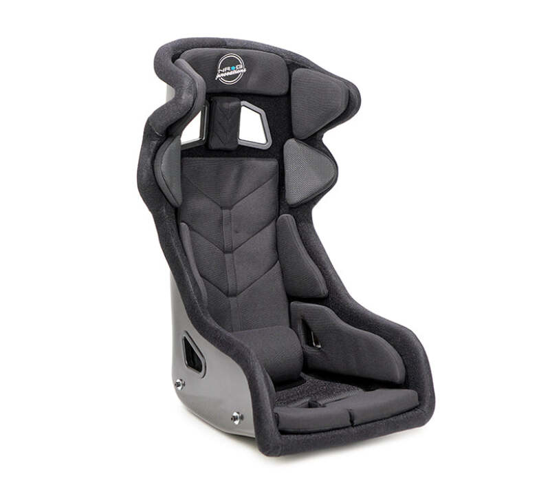 NRG FIA Competition Seat w/ Head Containment & Comp Fabric FIA Velcro Paddings - Thin Cushion (Blk)-thumbmail-1