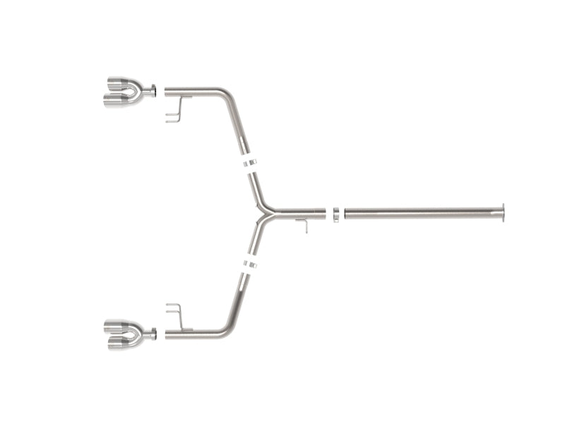 aFe Takeda 21-24 Kia K5 GT L4-2.5L (t) SS Axle-Back Exhaust System w/ Polished Tips-thumbmail-6