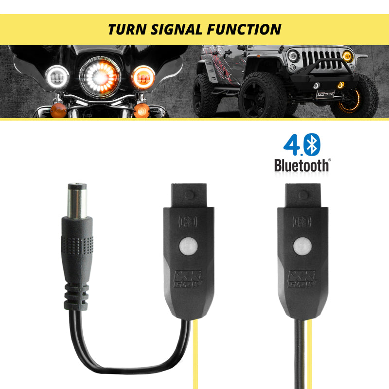 XK Glow Mini XKchrome 12V Controller w/ Turn Signal Function 2pc-thumbmail-2