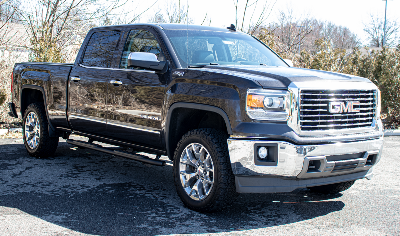Fishbone Offroad 07-18 Chevrolet Silverado 1500/2500/3500 Crew Cab Oval Side Steps - Black Textured-thumbmail-3
