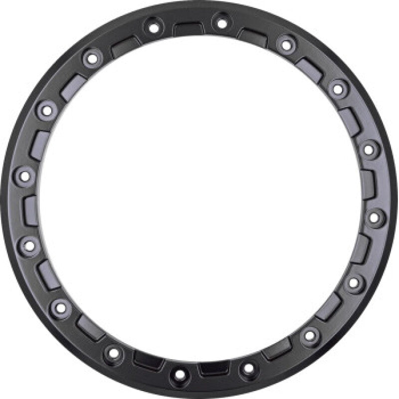 Raceline Beadlock Ring - Podium -15in - 16 Hole - 10mm - Black