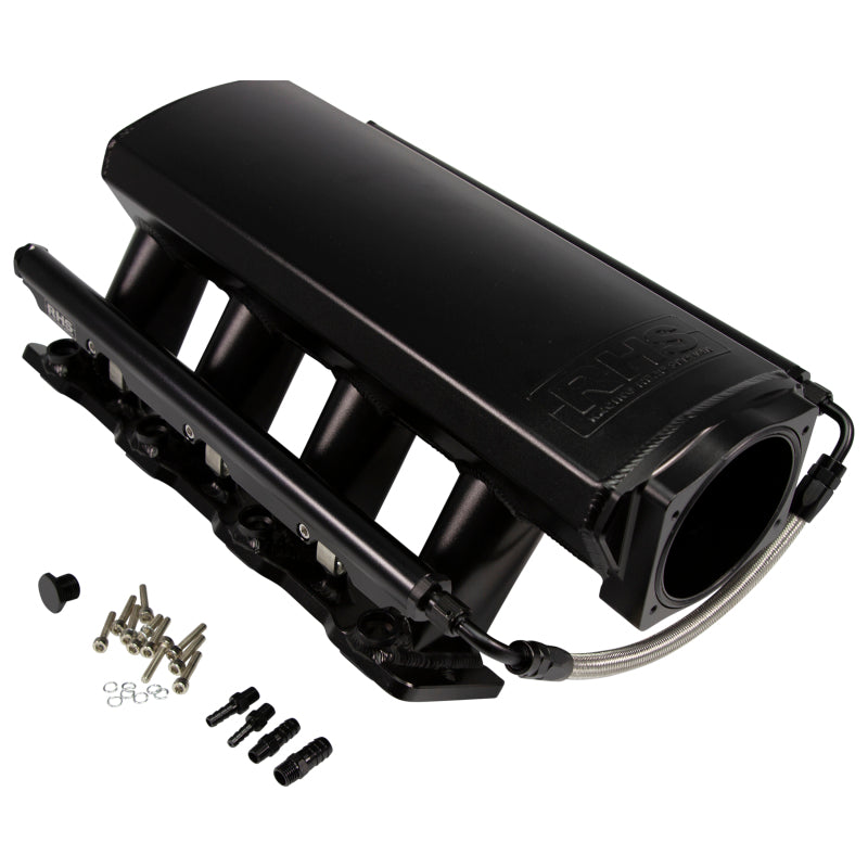 Fast Intake Manifold, Rhs Sheet Met Al, Ls Cathedral Port, Black W/ Fuel Rail Kit-thumbmail-5