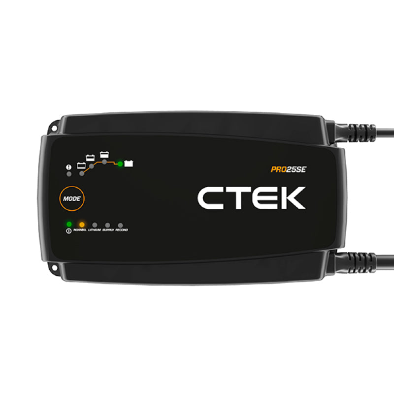 CTEK PRO25SE Battery Charger - 50-60 Hz - 12V - 19.6ft Extended Charging Cable-thumbmail-2