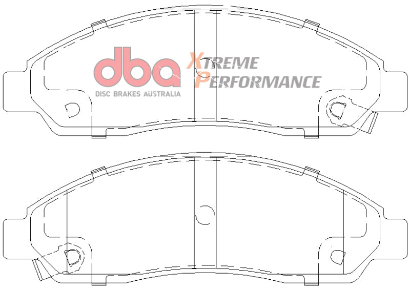 DBA 04-08 Chevrolet Colorado XP Performance Front Brake Pads-thumbmail-2