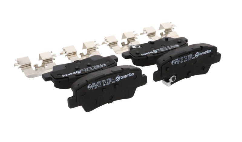 Brembo OE 21-23 Hyundai Kona/19-24 Kona Electric/19-21 Veloster Low-Met Brake Pad - Rear-thumbmail-11