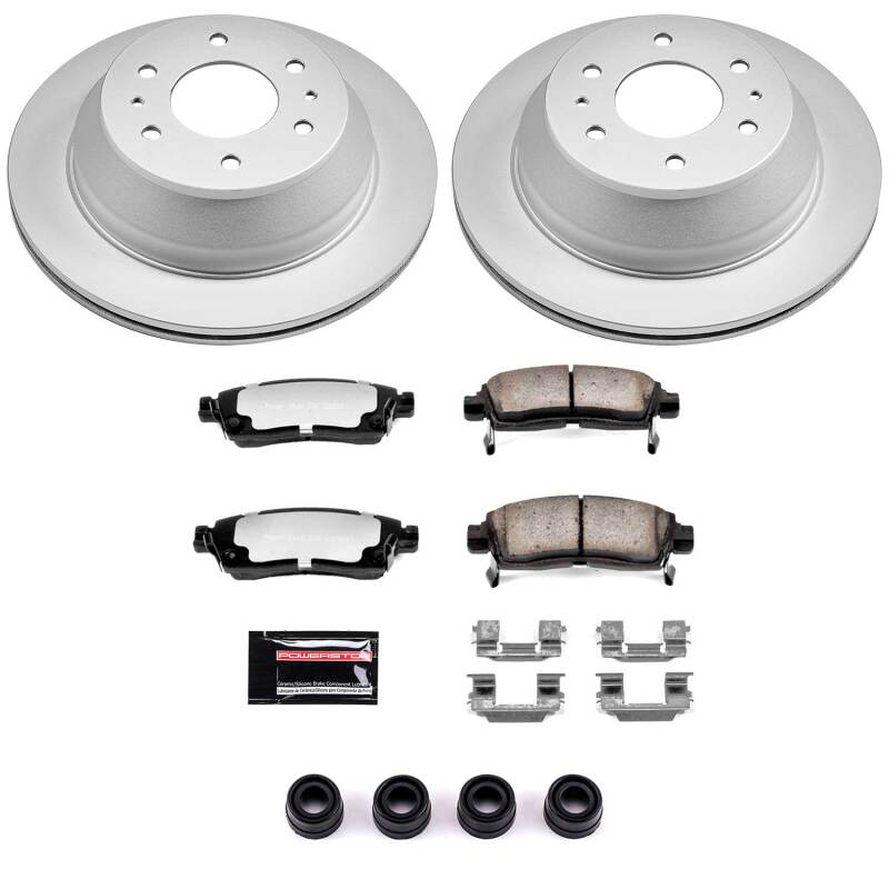 Power Stop 04-07 Buick Rainier Rear Z36 Coated Truck & Tow Brake Kit-thumbmail-1