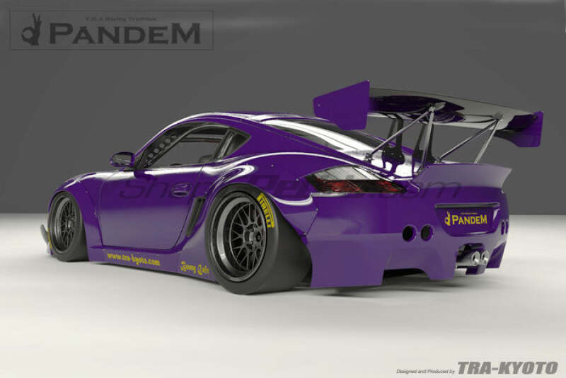 GReddy Pandem RB 09-12 Porsche Cayman Complete Wide Body Aero Kit WITH WING (Special Order)-thumbmail-3