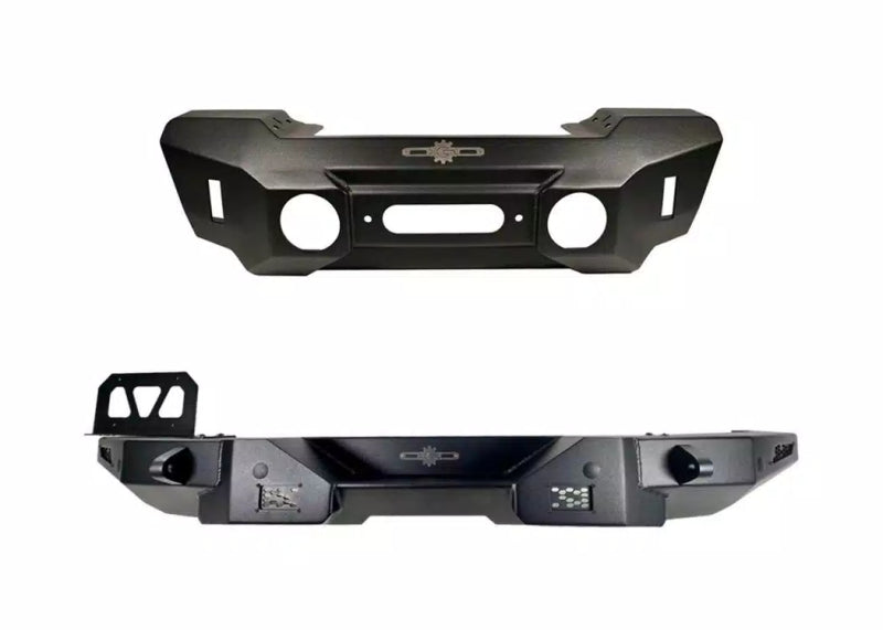 Rock Slide 18-25 Jeep Wrangler JL 2-4 Door Combo Shorty Front And Full Rear Bumpers-thumbmail-1