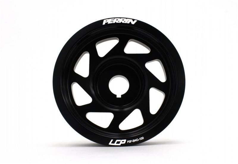 Perrin 93+ Impreza (WRX/STi) Crank Pulley - Black (w/AC)-thumbmail-3