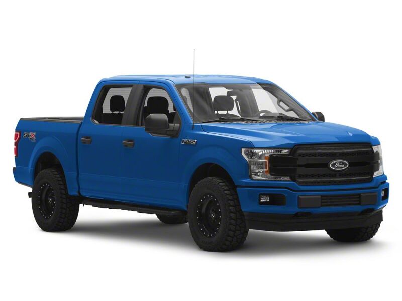 Raxiom 18-20 Ford F-150 CXR Series LED Upper Replacement Grille with White DRL- Black-thumbmail-3