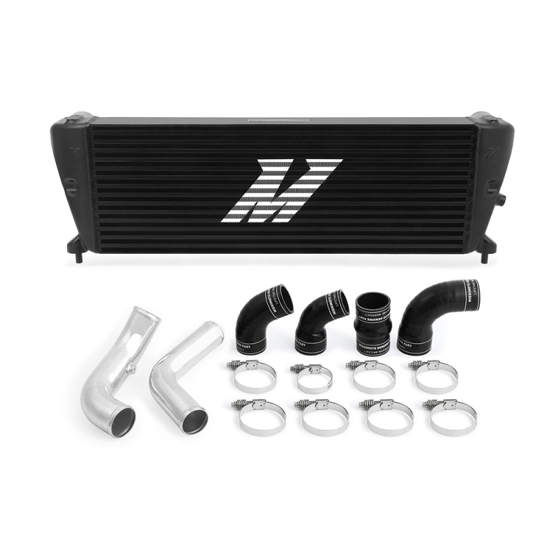 Mishimoto Ford Ranger 3.2L Diesel Intercooler Kit 2011+ Black w/ Polished Pipes-thumbmail-1