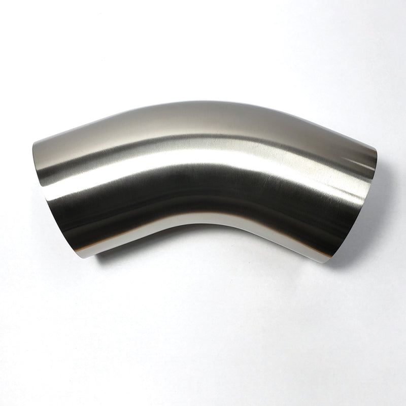 Stainless Bros 2.75in SS304 45 Deg Mandrel Bend Elbow - 1.5D Radius 16GA/.065in Wall (Leg)-thumbmail-1