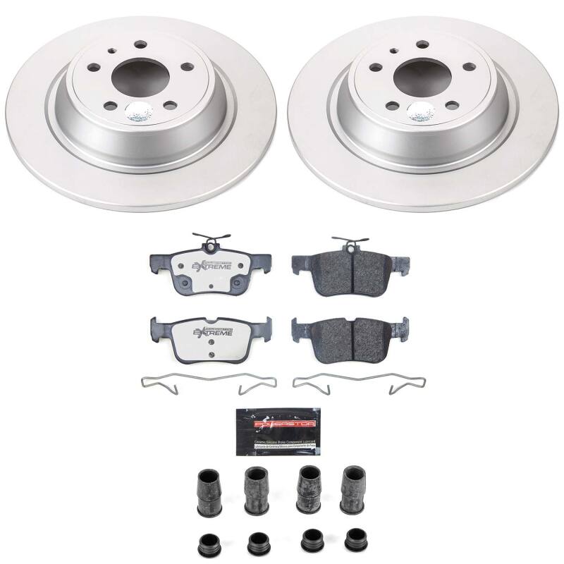 Power Stop 17-20 Ford Fusion Rear Z36 Coated Truck & Tow Brake Kit-thumbmail-1