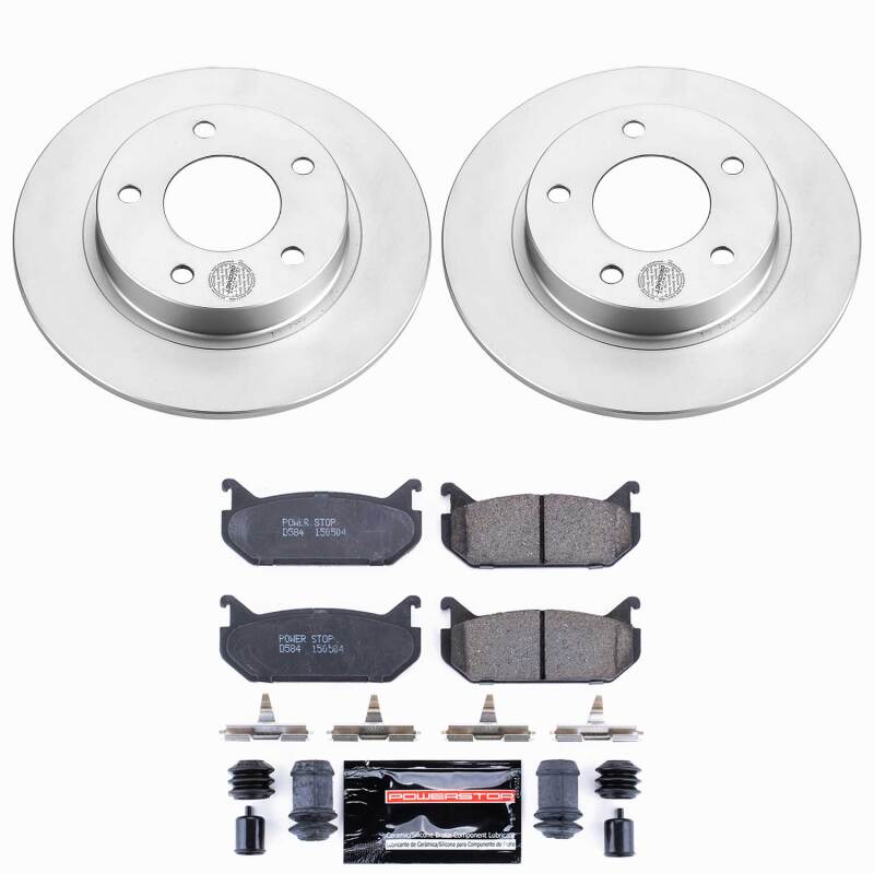 Power Stop 93-97 Ford Probe Rear Z23 Coated Brake Kit-thumbmail-1