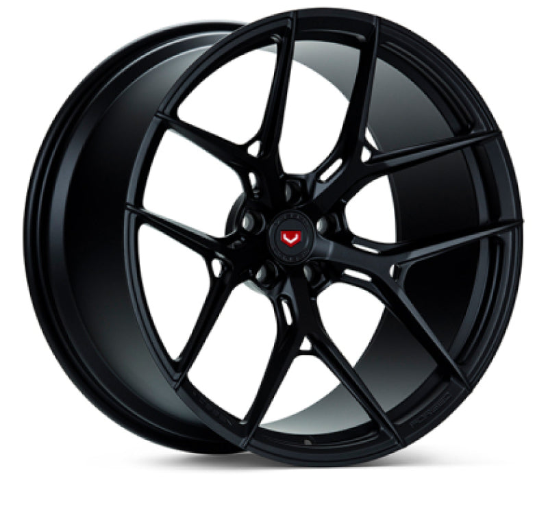 Vossen Forged S21-01 - 21X9 - ET32 - Centerlock - Satin Black Wheel - 992 Turbo S Fitment (Front)-thumbmail-1