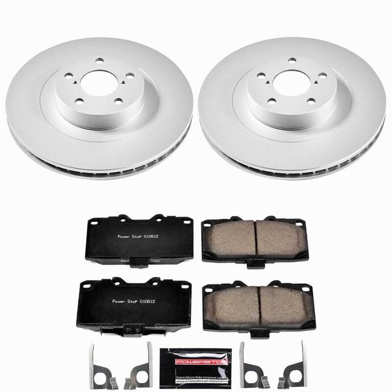 Power Stop 06-07 Subaru Impreza Front Z23 Coated Brake Kit-thumbmail-1