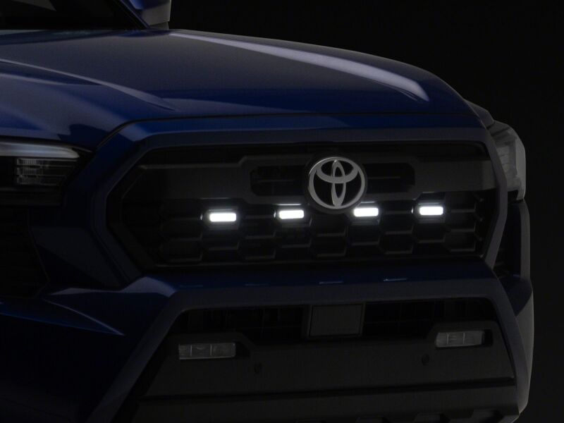 Raxiom 24-26 Toyota Tacoma Pre Runner/TRD Off-Road/TRD Sport White LED Grille Light- Smoked Lens-thumbmail-3