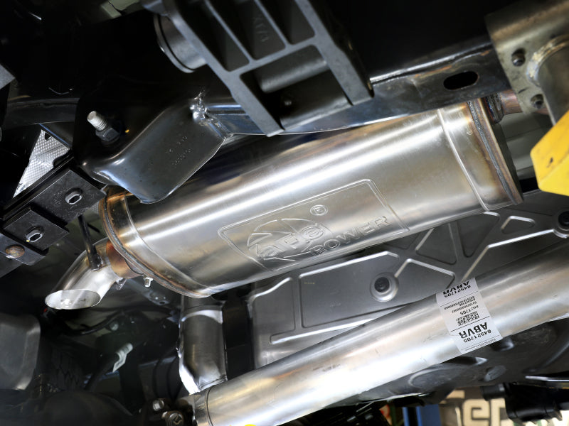 aFe 23-25 GM Colorado/Canyon L4-2.7L (t) ROCK BASHER 3 IN 409 Stainless Steel Cat-Back Exhaust-thumbmail-4