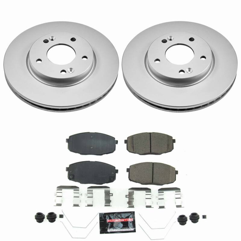 Power Stop 18-20 Hyundai Elantra GT Front Z23 Coated Brake Kit-thumbmail-1