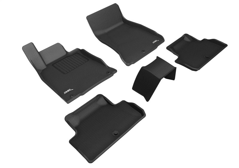 3D MAXpider 2019-2023 Genesis G70 RWD Kagu 1st & 2nd Row Floormat - Black-thumbmail-2