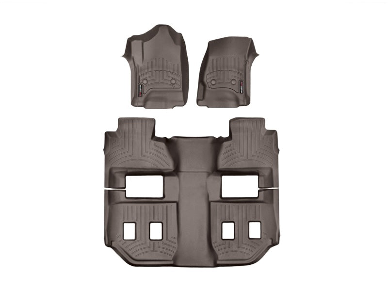 WeatherTech 2017+ Audi A4 Front & Rear FloorLiner - Cocoa-thumbmail-1