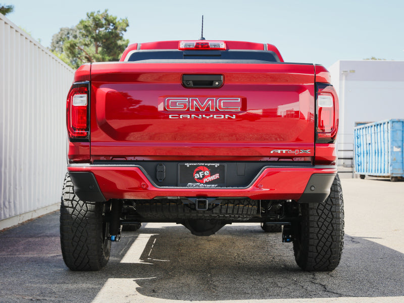 AFE 23-24 L4 GM Colorado/Canyon Rebel Series 3 IN 304 Stainless Steel Cat-Back System w/Black Tip-thumbmail-3