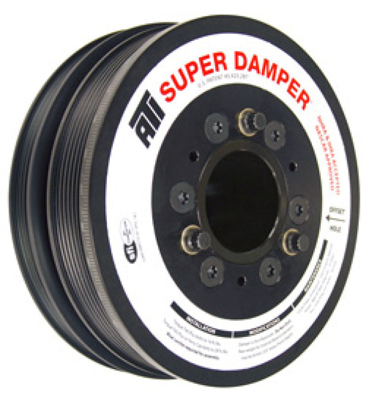 ATI Damper - 7.48in - Alum - 8 & 4 Grv - LS7 w/LS1/LS2 F/V Body - Accessory & A/C Spacing - 3 Ring-thumbmail-1