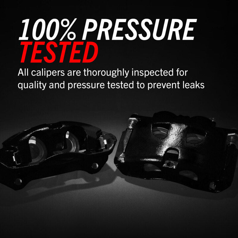 Power Stop 09-14 Acura TSX Rear Black Caliper - Pair w/Bracket-thumbmail-2