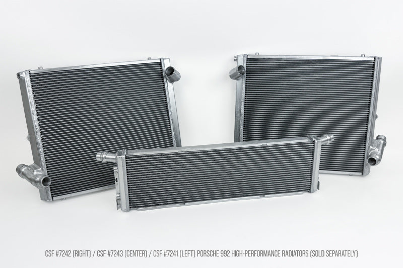 CSF 2019+ 992.1/992.2 Porsche 911(3.0LT Base/T/S/4/4S/GTS/4 GTS) High Perf Center Aluminum Radiator-thumbmail-7