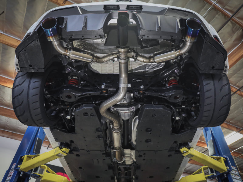 aFe 23-24 Toyota GR Corolla L3 1.6L (t) Gemini XV 3in to 2-1/2in Cat Back Exhaust w/ Polished Tips-thumbmail-3