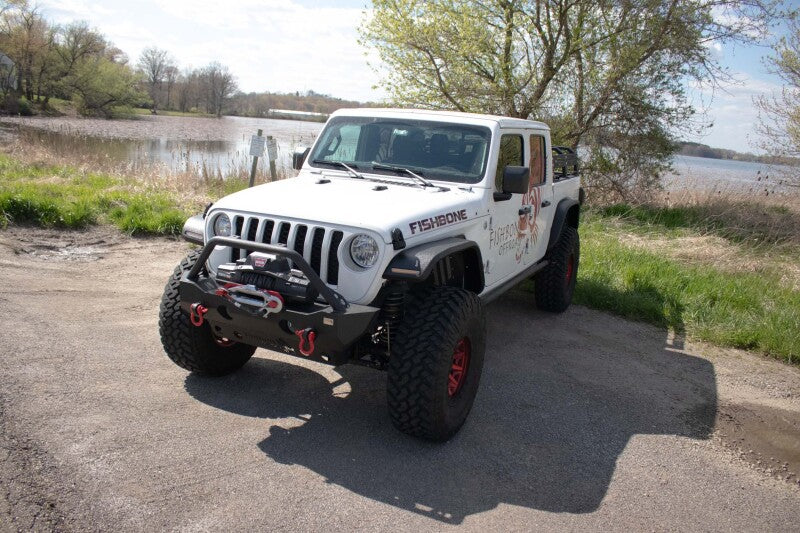 Fishbone Offroad 2018+ Jeep Wrangler JL/JLU/2020+ Gladiator JT  Alum Front Fender Flares  - Black-thumbmail-10