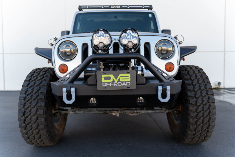 DV8 Offroad Fairlead Mounted Flip-Up License Plate Bracket-thumbmail-9