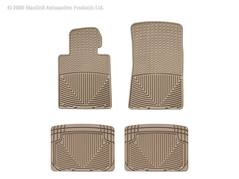 WT Rubber Mats - Rear - Tan-thumbmail-2