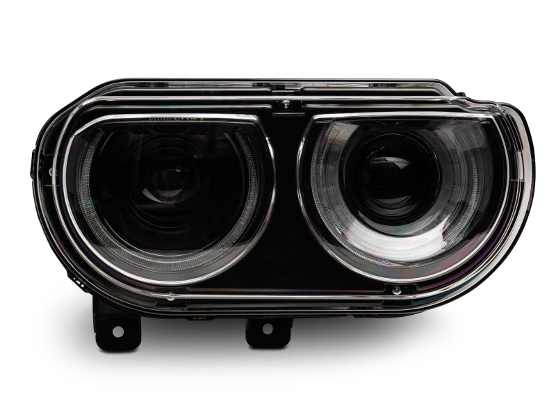 Raxiom 08-14 Dodge Challenger Halo Projctr Headlights w/Sequential Turn Signals-Blk Hsng(Clear Lens)-thumbmail-7