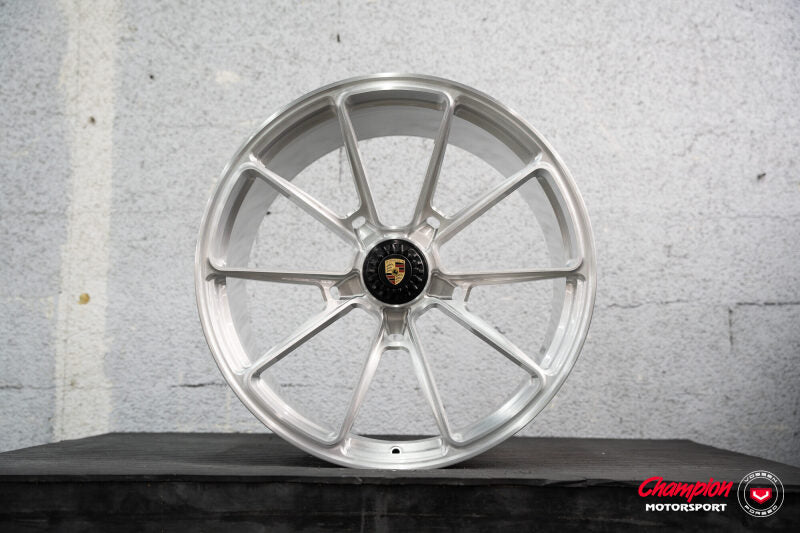 Vossen X Champion RS92 20X9.5 / ET50 / Brushed Gloss Clear Wheel / Centerlock / 911 GT3RS 991 Front-thumbmail-1