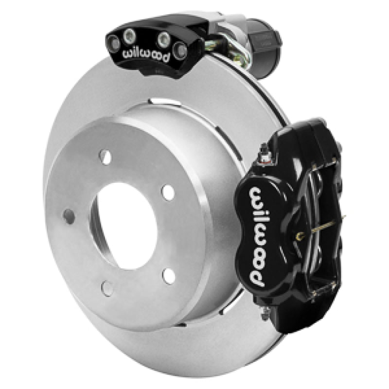 Wilwood 88-98 GM C1500 Rear Electronic Parking Brake Kit Black 12.19in Rotor 3.25in Offset-thumbmail-1