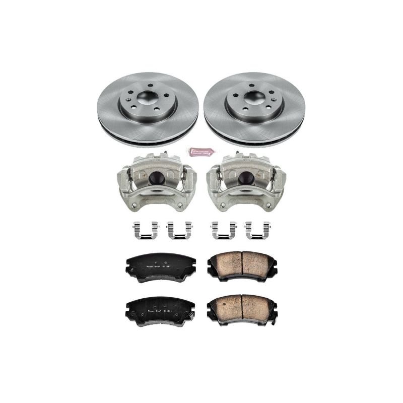 Power Stop 10-11 Saab 9-5 Front Autospecialty Kit w/Cals-thumbmail-1