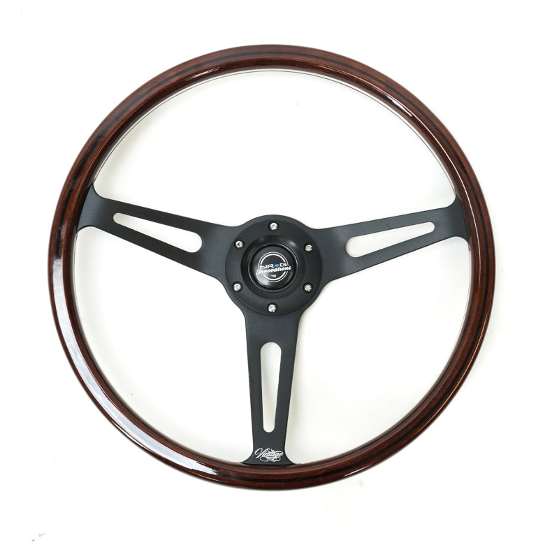 NRG Classic Vintage Wheel (380mm) 3 Spoke Center 1in Deep Dish-thumbmail-1