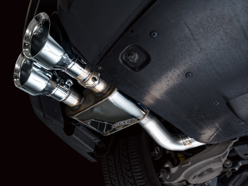 AWE Tuning 21-23 Ford Mustang Mach 1 SwitchPath Cat Back Exhaust w/ Quad Chrome Silver Tips-thumbmail-4