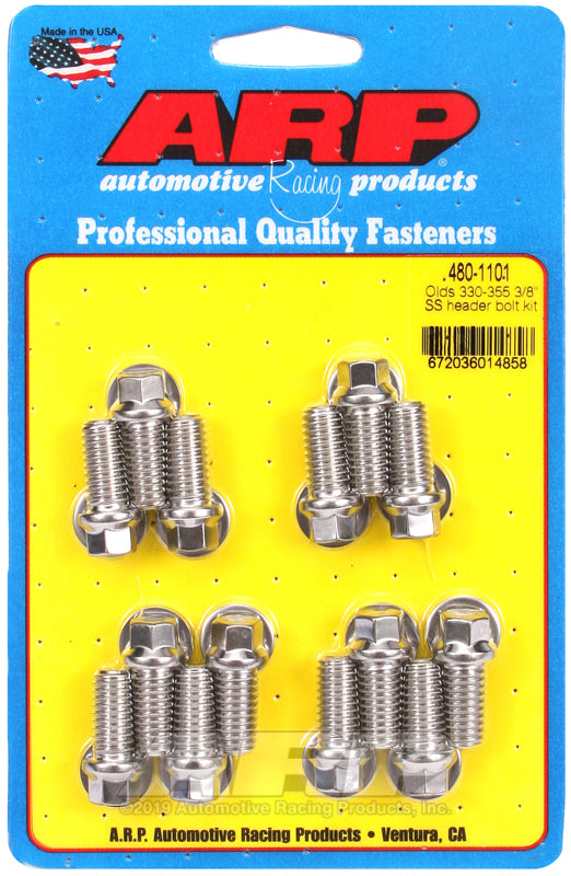 ARP Olds 330-455 3/8in SS Header Bolt Kit-thumbmail-1