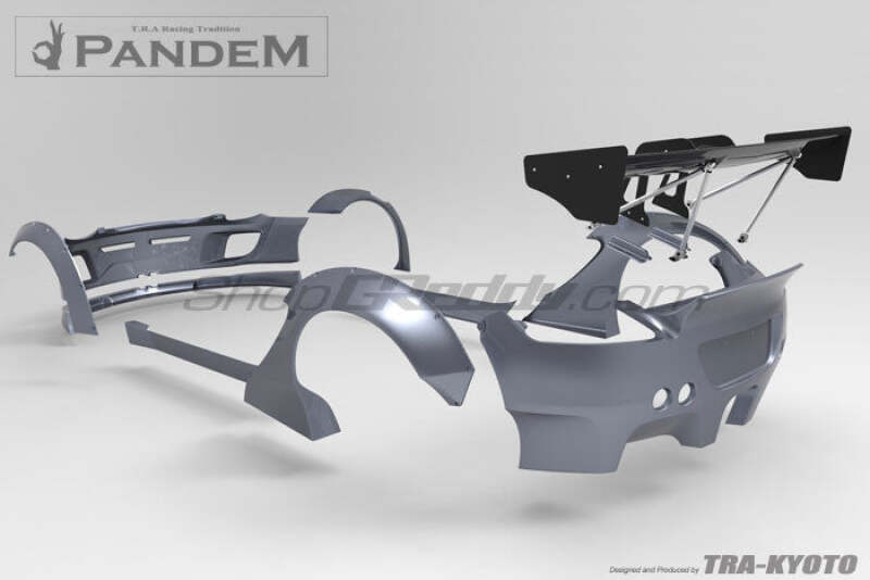 GReddy Pandem RB 09-12 Porsche Cayman Complete Wide Body Aero Kit WITH WING (Special Order)-thumbmail-4