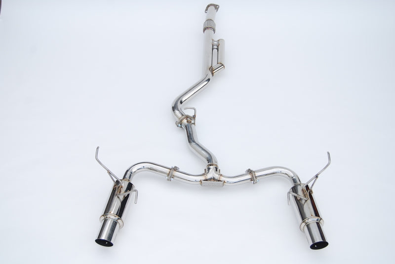 Invidia 2022+ Subaru WRX N1 Twin Outlet Single Layer SS Tip Cat-Back Exhaust-thumbmail-3